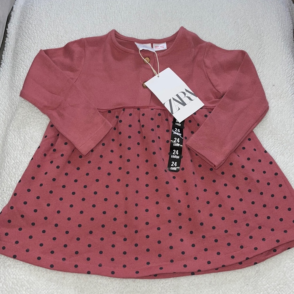 Zara kids long sleeve dress